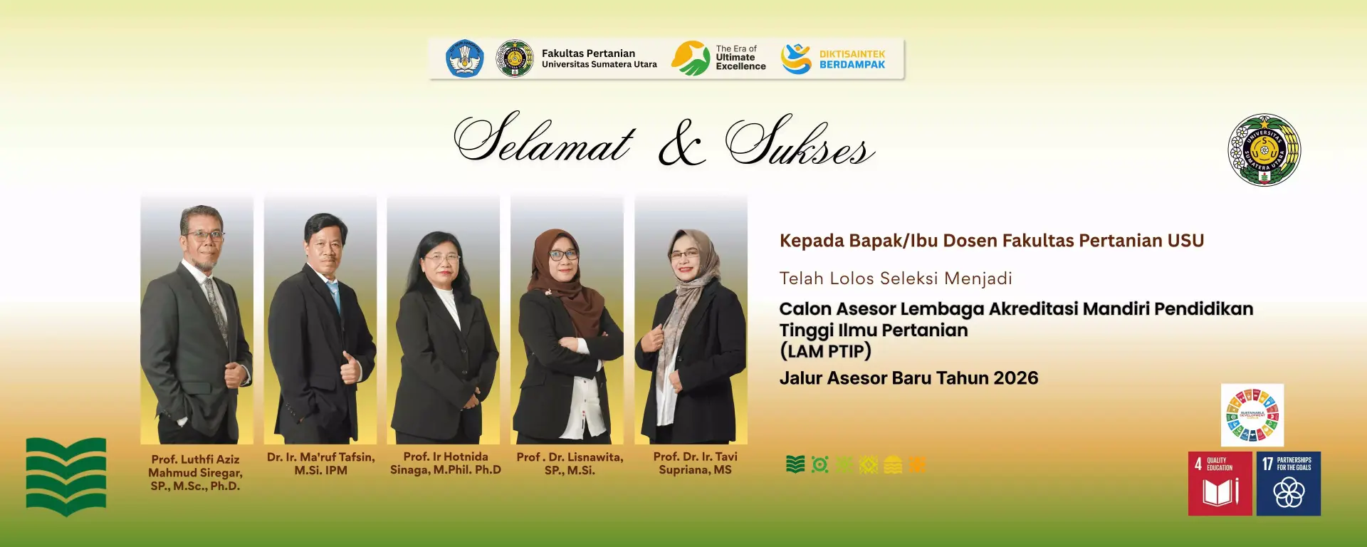 FP USU Lecturer Passes Selection for 2026 LAM-PTIP Candidate Assessor via New Assessor Track
